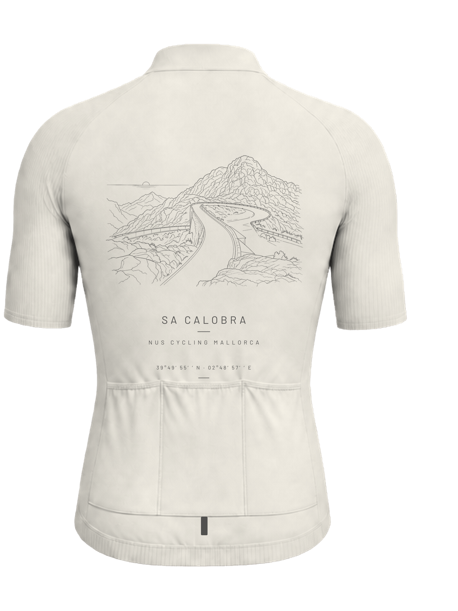 Detail of the Sa Calobra road illustration